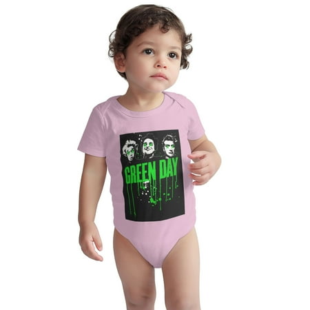 

Green Baby Onesie Day Toddler Baby Boys Girls Short-Sleeve Bodysuits Cotton Romper Pink 2 Years