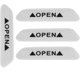 thumbnail image 5 of BRILLAR Juego de pegatinas reflectantes de advertencia para puerta de coche, 12 piezas, cinta de seguridad blanca, 5 of 5