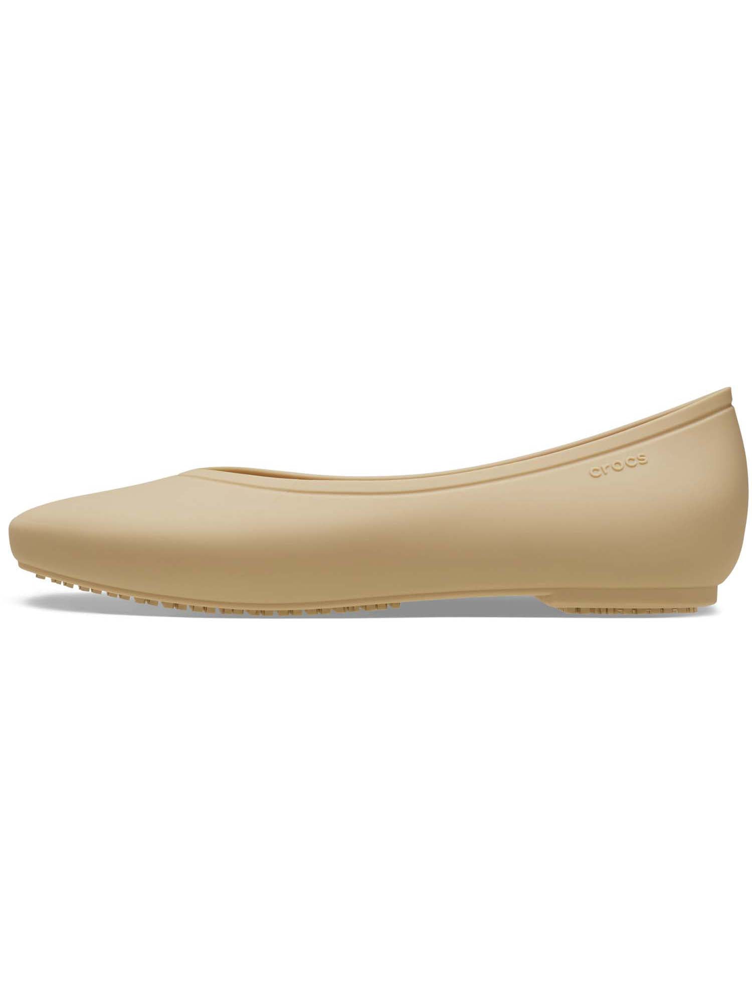 Crocs at Work On the Clock Slip Resistant Flat Shoes