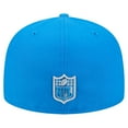 thumbnail image 4 of Men's New Era  Blue Detroit Lions Group Chat 59FIFTY Fitted Hat, 4 of 5