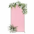 thumbnail image 2 of Backdrop Stand Wedding Arches Frame Kit with Elastic Cloth Cover, 39"X79" Metal Rectangular Balloon Arch Stand for Wedding Birthday Parties Ceremony Anniversary Decor (Gold/Pink), 2 of 7