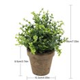 thumbnail image 3 of Desktop Mini Simulation Flower Lavender Mini Eucalyptus Bonsai Decorative Flower Vase Decoration, 3 of 8