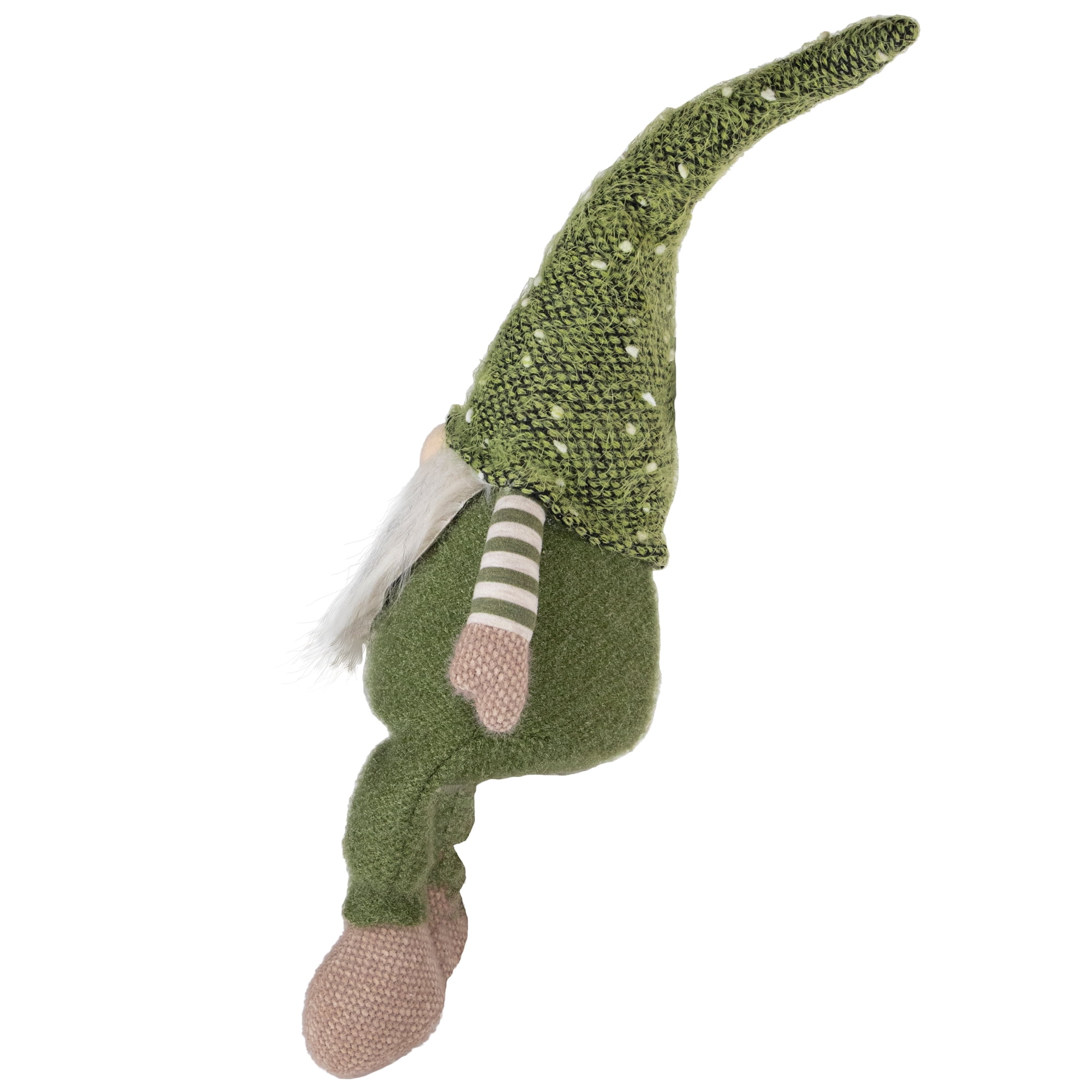Northlight Sitting Christmas Gnome Decoration - 20.5" - Olive Green