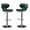 Green, variant on Roundhill Furniture Masaccio Bar Stool with Adjustable Height & Swivel, Yellow, Set of 2