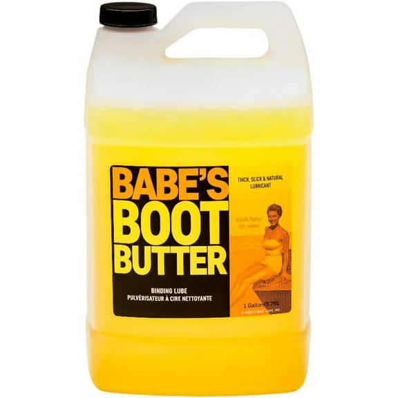 Babe's Boot Butter Lubricant for Wakeboard and Water Ski Bindings | 1 Gallon Refill | Water Sport Lube Made with Kelp