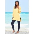 thumbnail image 4 of Roaman's Women's Plus Size French Terry Tunic Hoodie, 4 of 6
