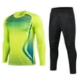 thumbnail image 2 of Goalkeeper Jersey Padded Soccer Jerseys Set Men Adult Uniforms Pants Shirts, 2 of 8