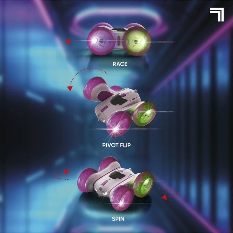 Sharper Image® Lumina Remote Control Light-Up Stunt Car - Walmart.com