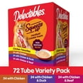 thumbnail image 4 of Hartz Delectables Squeeze Up Non Seafood Variety Pack Lickable Cat Treat, 0.5 oz tube, 72 Count, 4 of 8