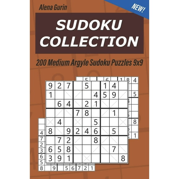 Sudoku Collection: 200 Medium Argyle Sudoku Puzzles 9x9