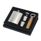 thumbnail image 2 of Frascos de cadera de acero inoxidable, embudo de vertido fácil, frascos para bebidas, botella de vino para acampar, viajes, fiestas, senderismo, Bar con abridor, 2 of 8