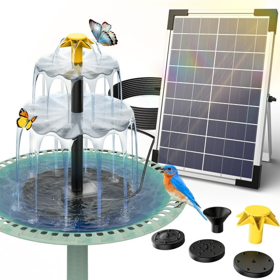 AISITIN 10W Solar Fountain Pump, Solar Water Pump Floating Fountain