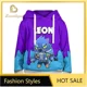 thumbnail image 3 of Sudadera con capucha de anime para niños, 4T-16T, sudadera con capucha de Leon Crow, camiseta de disfraz con estampado 3D, camiseta de manga corta, camisetas de dibujos animados nuevas 2021, 3 of 5