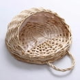 thumbnail image 4 of Hand Made Wicker Rattan Flower Planter Wall Hanging Wicker Rattam Basket Garden Vine Pot Plants Holder Garden Pots Wall Planter, 4 of 10