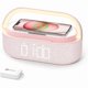 thumbnail image 1 of wonima11 Bluetooth Speaker with Wireless Charger, FM Radio, Dimmable LED Night Light, Dual Wireless Speakers, 2500mAh Portable Speaker for Home Decoration, Bedroom, Office, Gift, 1 of 1