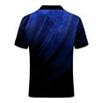 thumbnail image 4 of NIEWTR Mens Polo Shirts Golf T Shirt Casual Workout Loose Lounge Jogging Summer Stretchy Polo Shirts Collared Sports Tops（A01-Blue,M), 4 of 5