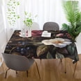 thumbnail image 6 of BZSMCE Square Tablecloth Flower Painting Pattern Tableclothes, 6 of 9