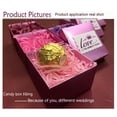 thumbnail image 3 of Paquete De 1 Kg : 48 Colores Navidad Día De San Valentín Romántico Rafia Caja De Regalo Caramelos De Boda Relleno De Color Tiras De Seda De Papel Triturado Material Creativo Confeti Decorativo Gr, 3 of 4