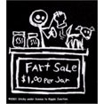 thumbnail image 1 of Fart Sale Dollar Per Jar Sticker, 1 of 4