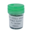 thumbnail image 2 of 100 Piezas Pasadores de Enlace de Acero Inoxidable Sunnimix 18mm Plata, 2 of 8