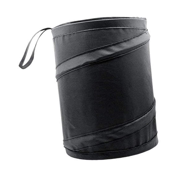 Car Trash Can Oxford Cloth with Hanging Lanyard Garbage Bin for Camping Vehicles 20cmx20cmx30cm