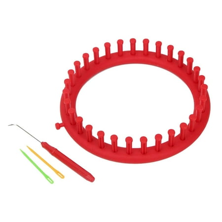 Knitting Loom Set Stitch Knit Lightweight Durable Knitting Yarn Loom, Weaving Loom Weaving Tool for Socks Sweater DIY Craft Diameter 19cm