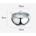 thumbnail image 4 of Flmtop Stainless Steel Sugar Salt Bowl Kitchen Seasoning Pot Container with Lid Spoon, 4 of 11