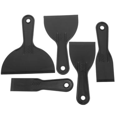 5 Pcs Plastering Film Scraper Paint Tool for Wood Plastic Silicone Spatula Tools Cleaning Remover Concrete