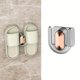 thumbnail image 4 of 1pc, Bathroom Slipper Drain Rack, Light Luxury Wall Mounted No Punching Shoes Drain Rack For Bathroom, Easy Storage Appliance Cord Holder Rack, Behide Door Shoe Rack, Space Saver, 4 of 4