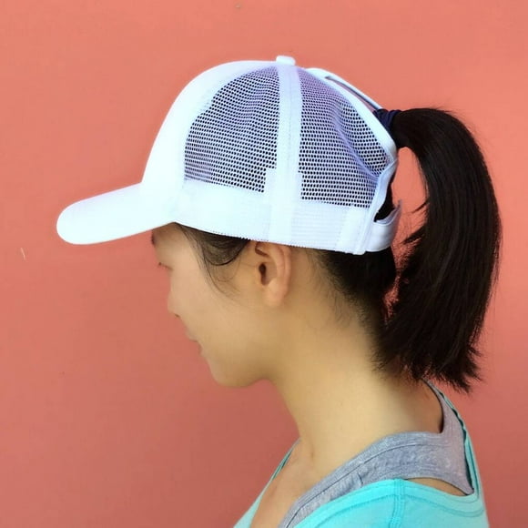 Vonky femmes ajustable poney de baseball bouchon de baseball girl snapback casquettes extérieures femmes chapeaux maillé net camionneur chapeau de camionneur