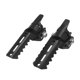 thumbnail image 2 of Speravity Paquete de 2 estriberas para motocicleta, reposapiés plegado, Pedal de carretera, piezas de repuesto para estriberas, reemplazo de reparación Accesorios para motos Negro Speravity VI016707-01B, 2 of 6