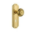 thumbnail image 2 of Nostalgic Warehouse Decmea_Sd_Kh Meadows Solid Brass Single Dummy Door Knob - Nickel, 2 of 6