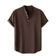 thumbnail image 2 of pstuiky camisetas camisas para hombre, Camisa hawaiana informal de manga corta con cuello alto y botones para hombre camisetas de hombre m, 2 of 6