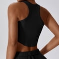 thumbnail image 4 of Sngxgn Women Open Back Strappy Sports Bra Workout Bra(Black,M), 4 of 4