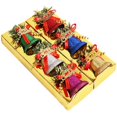 thumbnail image 1 of Set of 6 Rattan Christmas Bells Jar Decoration, 1 of 5
