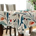 thumbnail image 5 of Yayeee Tablecloths 60" x 90" Rectangle Wrinkle Resistant Party Table Cover, Beige Whimsical Leaves, 5 of 8