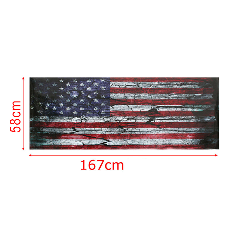 Bright American Flag Pick-Up Truck Tailgate Wraps