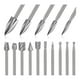 thumbnail image 1 of Juego de 15 Brocas para Tallado y Grabado de Madera, Incluye Brocas de Grabado y Fresas para Madera., 1 of 5