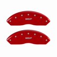 thumbnail image 1 of MGP Caliper Cover Caliper Cover 11216SMGPRD Ensemble de 4; Logo MGP; Revêtu de Poudre; Rouge; Aluminium, 1 of 4