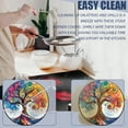 thumbnail image 3 of Electric Stove Burner Covers, Set of 4, Round Burner Cover,8 and 10 Inch,Swirling Shapes in The Form of Colorful Tree, 3 of 7