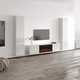 thumbnail image 3 of Cali BL-EF Floating Fireplace Entertainment Center, 3 of 5