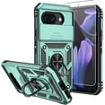 thumbnail image 1 of REQO for Pixel 9a Case,with Screen Protectors and Camera Cover,[Military Grade] 16ft.Drop Tested Cover with Magnetic Kickstand Protective Case for Google Pixel 9a, 1 of 7