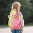 thumbnail image 3 of Posijego Boys Girls Tie-Dye Sweatshirt Zipper Hoodie with Pockets Kids Long Sleeve Hooded Outerwear Jackets, 3 of 5