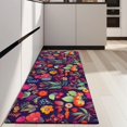 thumbnail image 4 of Pioneer Flower Floral Print Pattern Kitchen Rug Mat,Kitchen Runner Rugs Non Skid Washable,Decorative Kitchen Floor Mats for Kitchen,Sink,Laundry,17"X47", 4 of 5