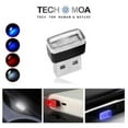 thumbnail image 7 of 1 Piece Mini USB LED Light, Portable RGB Car Interior Atmosphere Lamp, Adjustable Colors Bright Plug-in USB Interface Ambient Light for Home Office Decoration, Car Accessories, 7 of 7