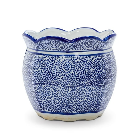 Set of 1 Scallop Edge Planter