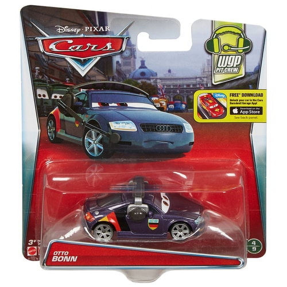 Disney / Pixar WGP Pit Crew Otto Bonn Diecast Car