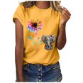 thumbnail image 1 of T-Shirt à Manches Courtes à Manches Courtes pour Femmes, 1 of 6