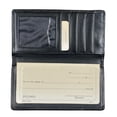 thumbnail image 2 of Phoenix Basketball Suns Embroidered Logo Black Leather Checkbook Cover For Men & Women Checkbook Holder, 2 of 6