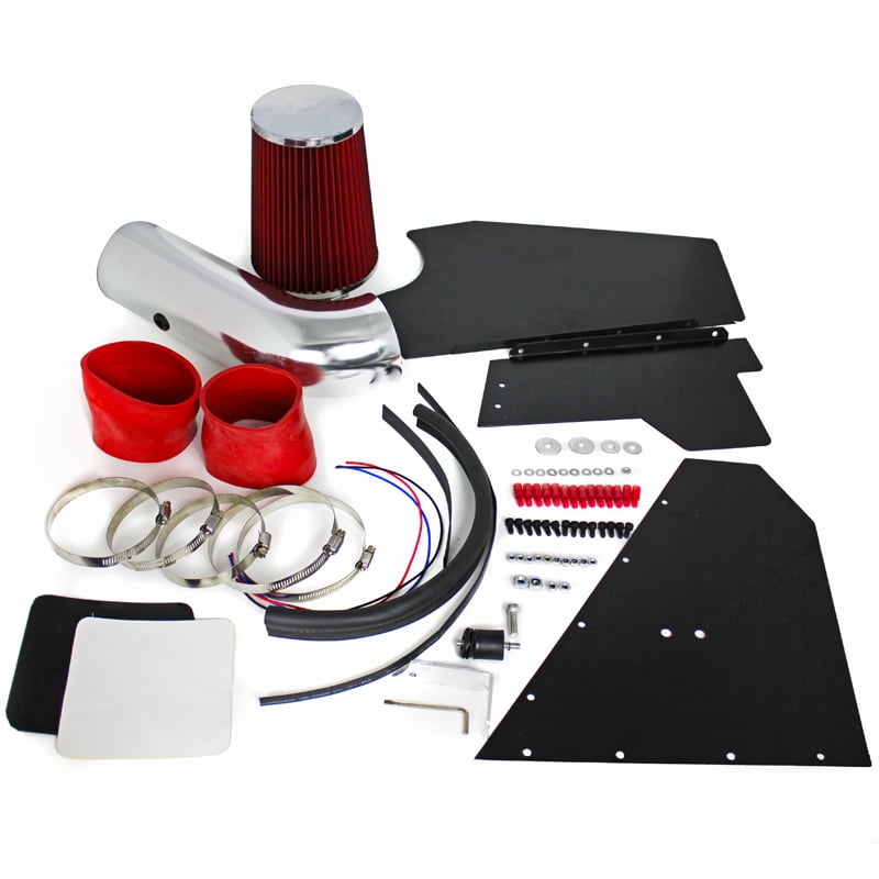 RAM AIR INTAKE KIT+RED FILTER FOR GMC 96-99 C//K1500 Sierra Yukon 5.0L 5.7L V8